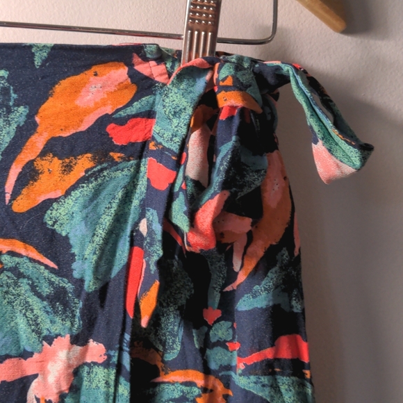 Frank and oak midi pattern wrap skirt - Picture 3 of 6